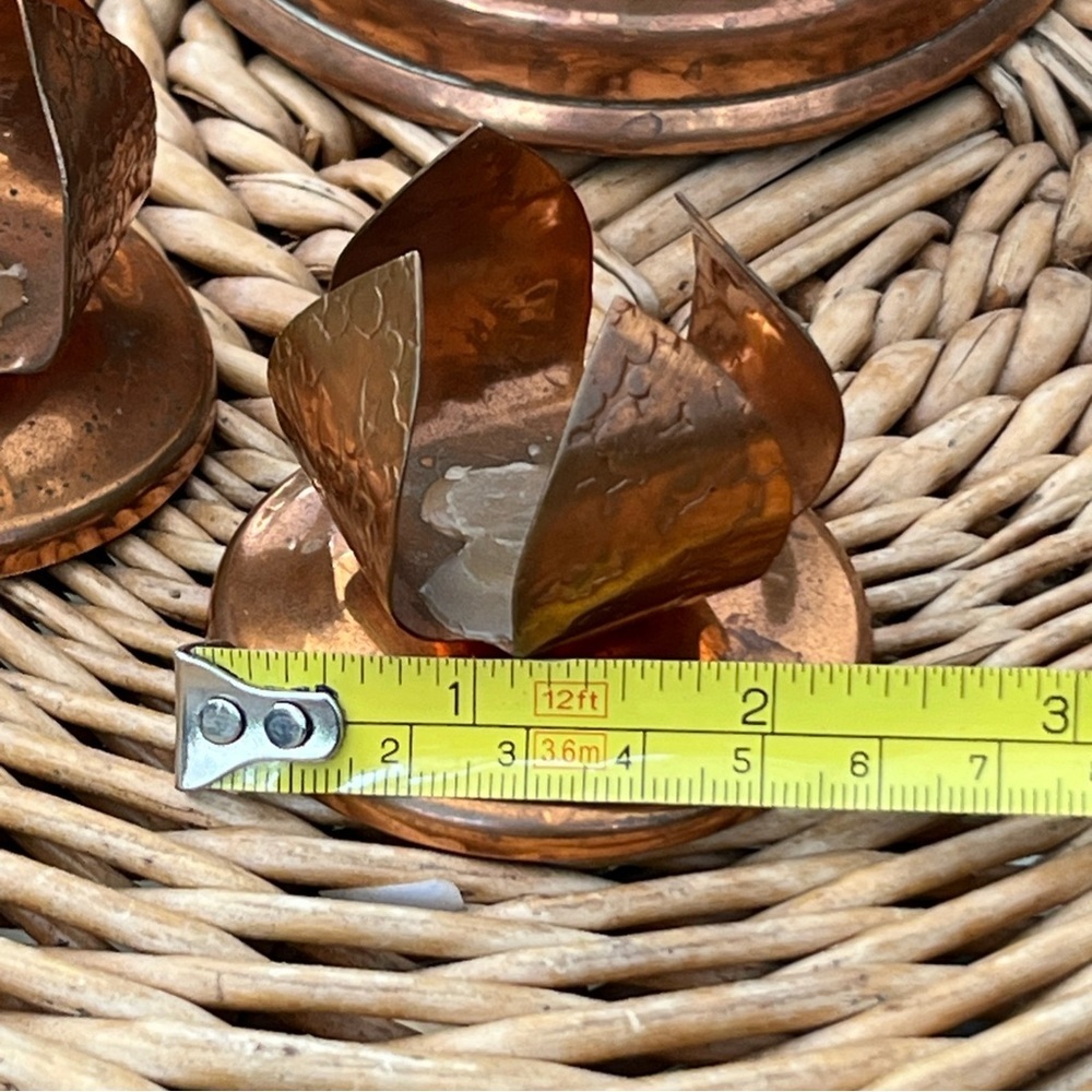 Butte Copper Co. Copper and Glass Candle Holders- Montana, USA - Picture 8 of 10